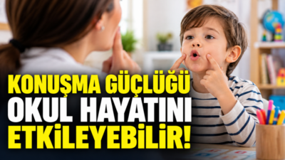 Çocuklarda dil ve konuşma becerilerinde yaşanan güçlüklerin yalnızca konuşma biçimiyle
