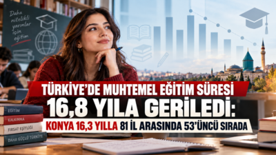 TÜİK’in 2025 yılı Muhtemel Eğitim Süresi verileri, Türkiye’de eğitimde kalma