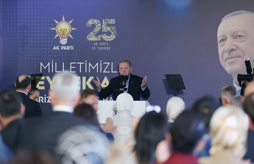 Cumhurbaşkanı ve AK Parti Genel Başkanı Recep Tayyip Erdoğan, AK