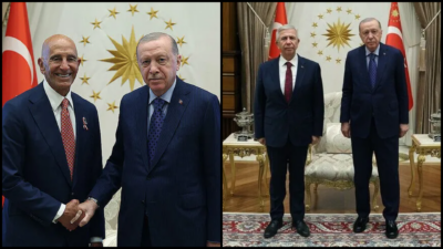 Cumhurbaşkanı Recep Tayyip Erdoğan, Cumhurbaşkanlığı Külliyesi’nde ABD’nin Ankara Büyükelçisi ve