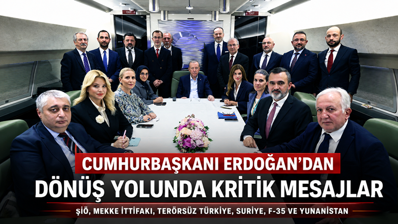 Cumhurbaşkanı Recep Tayyip Erdoğan, Kırgızistan ziyareti dönüşünde gazetecilerin sorularını yanıtladı.