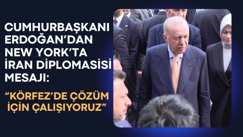 Cumhurbaşkanı Recep Tayyip Erdoğan, New York’ta ABD Başkanı Donald Trump’ın