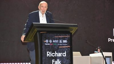 Konya’da düzenlenen “Gazze Mahkemesi Oturumu”nda konuşan Gazze Mahkemesi Başkanı Prof.