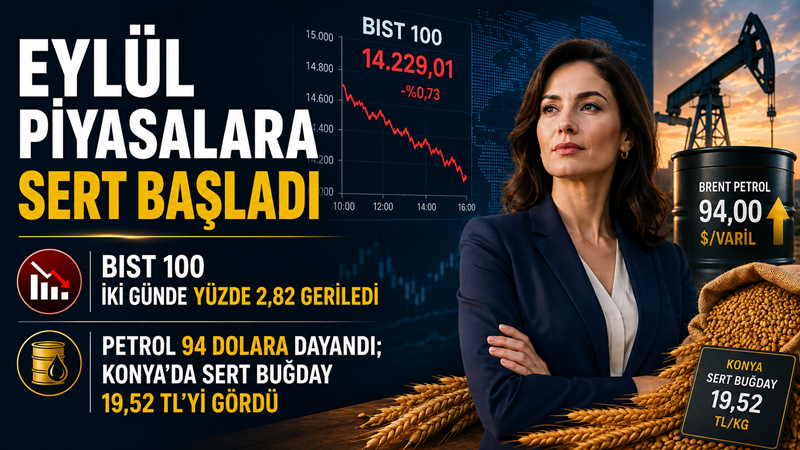 Borsa İstanbul eylül ayının ilk işlem gününü kayıpla tamamladı. BIST