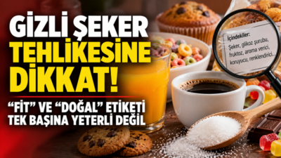 Şeker yalnızca tatlılarda değil; içeceklerden kahvaltılık gevreklere, hazır soslardan “fit”