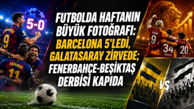 Türkiye’den Avrupa’nın beş büyük ligine futbol haftası tamamlandı. Süper Lig’de