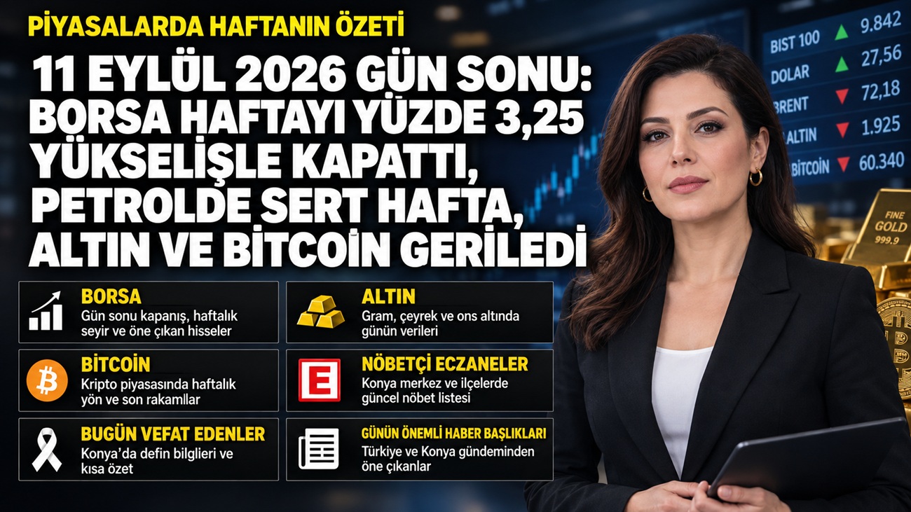 11 Eylül 2026 Cuma günüyle birlikte finans piyasalarında oldukça hareketli