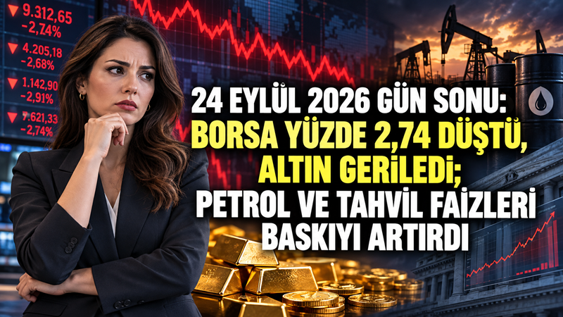 24 Eylül 2026 Perşembe günü piyasaların ana gündemini Borsa İstanbul’daki