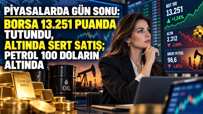 23 Eylül 2026 Çarşamba günü finans piyasalarında yönler ayrıştı. Borsa