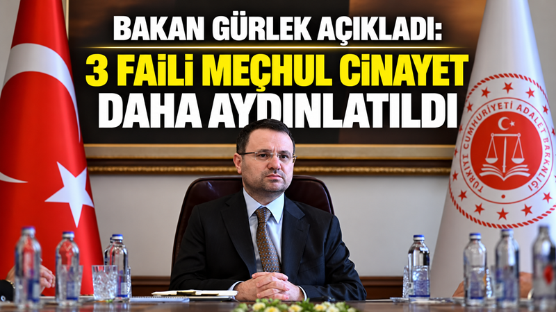 Adalet Bakanı Akın Gürlek, Faili Meçhul Suçları Araştırma Daire Başkanlığı