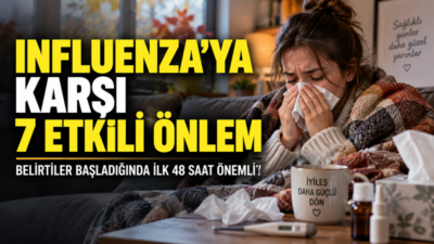 Sonbaharla birlikte influenza vakalarında artış görülebiliyor. Ani başlayan ateş, kuru