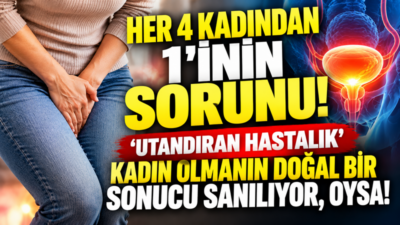 Kadınlarda sık görülen idrar kaçırma sorunu, çoğu zaman utanma duygusu