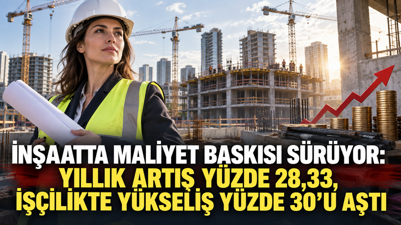 Türkiye’de inşaat sektörünün maliyet yükü Temmuz 2026’da da artmaya devam