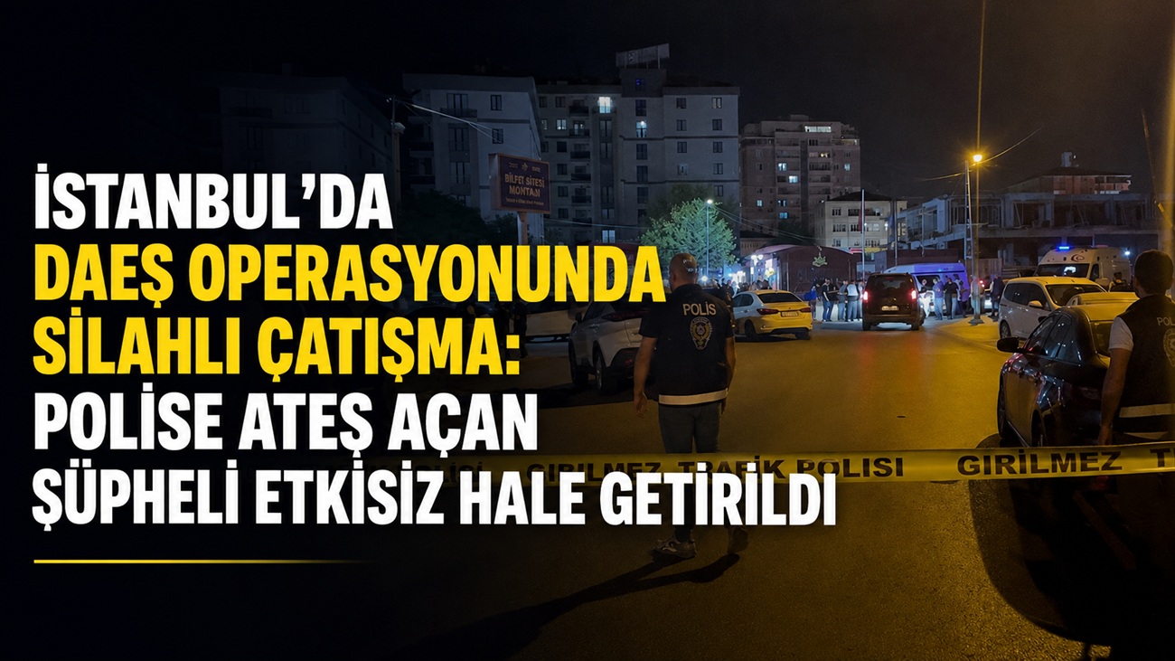 İstanbul’un Sultanbeyli ilçesinde terör örgütü DAEŞ’e yönelik düzenlenen operasyonda, Türkiye’de