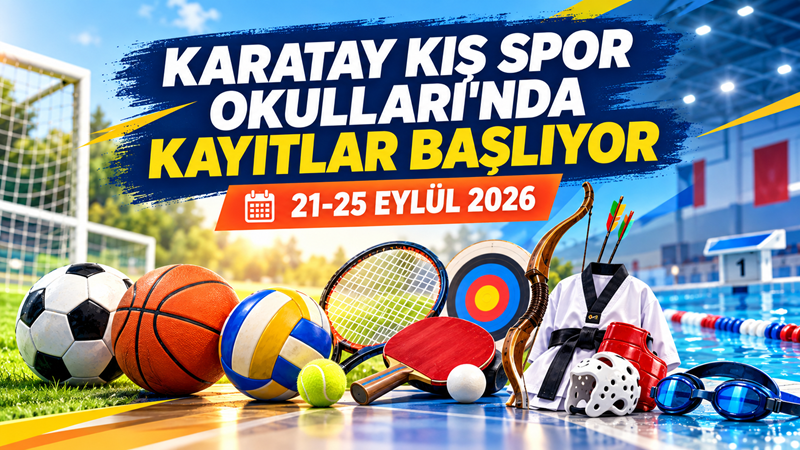 Karatay Belediyesi tarafından çocuk ve gençlerin fiziksel ve sosyal gelişimlerine