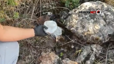 Kilis’te düzenlenen uyuşturucu operasyonunda 1 kilo 855 gram esrar ele