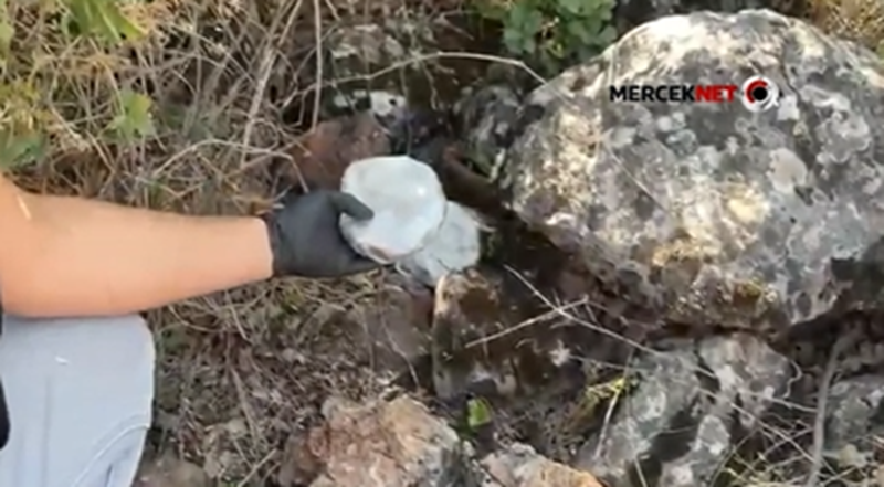 Kilis’te düzenlenen uyuşturucu operasyonunda 1 kilo 855 gram esrar ele