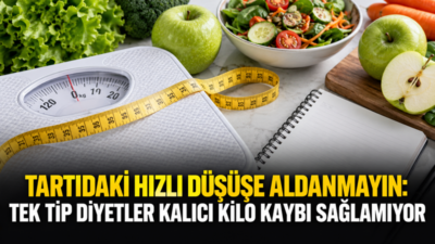 Kısa sürede kilo verme isteği, tek tip beslenme programları ve