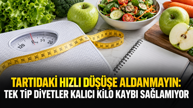 Kısa sürede kilo verme isteği, tek tip beslenme programları ve