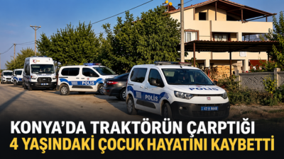 Konya’nın Ereğli ilçesinde bir çiftlik evinin avlusunda meydana gelen kazada,