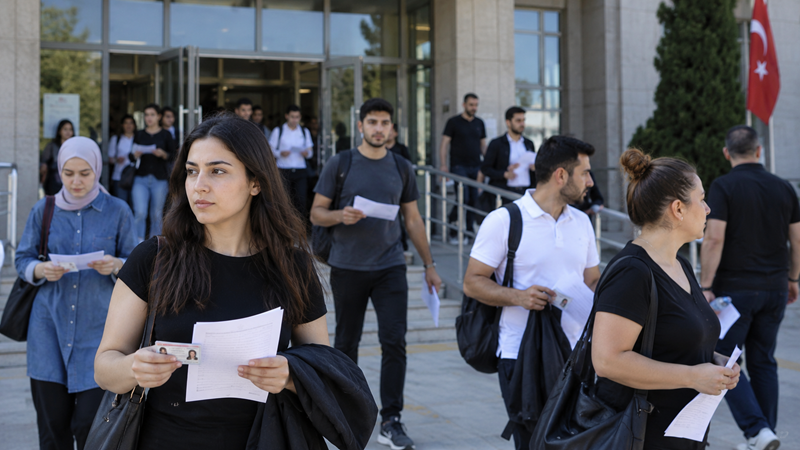 ÖSYM tarafından düzenlenen KPSS Alan Bilgisi sınavlarının üçüncü oturumu sona