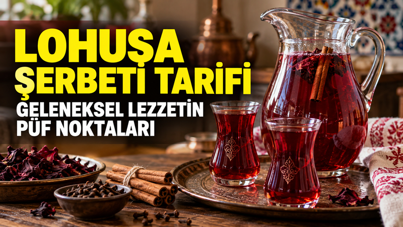 Osmanlı döneminden günümüze ulaşan geleneksel ikramlardan lohusa şerbeti; lohusa şekeri,
