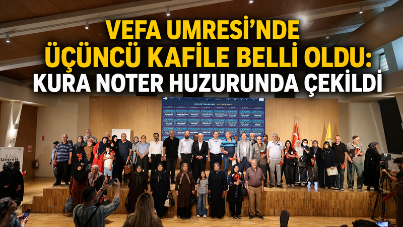 Konya Büyükşehir Belediyesi’nin daha önce kutsal topraklara gidememiş vatandaşlar ve