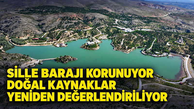 Selçuklu Belediyesi, Sille Barajı’nı besleyen dereler üzerinde oluşturduğu çökertme havuzlarıyla