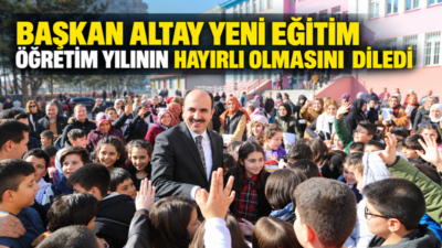Konya Büyükşehir Belediye Başkanı Uğur İbrahim Altay, 2026-2027 eğitim öğretim