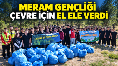 Meram Belediyesi, Dünya Temizlik Günü kapsamında Alakova Mahallesi’nde gençlerin katılımıyla