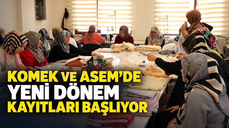 Konya Büyükşehir Belediyesi Meslek Edindirme Kursları ile Aile Sanat ve