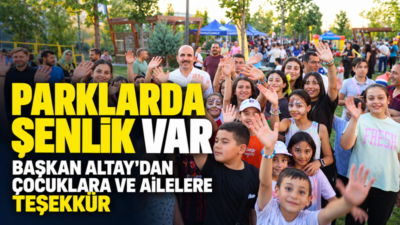 Konya Büyükşehir Belediyesi tarafından bu yıl ilk kez düzenlenen “Parklarda