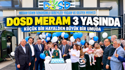 Meram Belediyesi öncülüğünde hayata geçirilen DOSD Meram, üç yılda Down