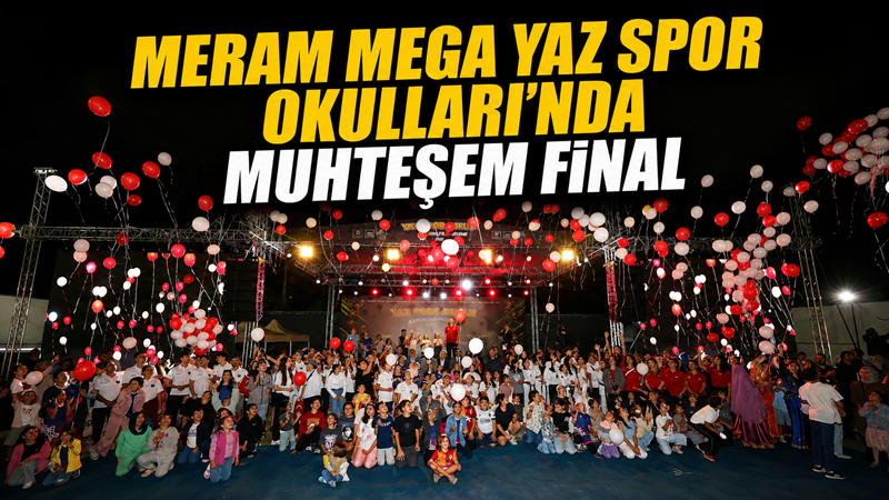 Meram Belediyesi tarafından çocukların yaz tatilini verimli, sağlıklı ve aktif