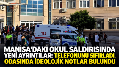 Manisa’nın Turgutlu ilçesinde okul yakınında öğrencilerin hedef alındığı silahlı saldırıya