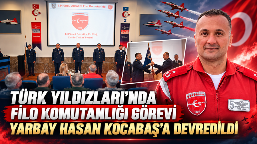 Türk Hava Kuvvetlerinin akrobasi timi Türk Yıldızları’nda Filo Komutanlığı görevi