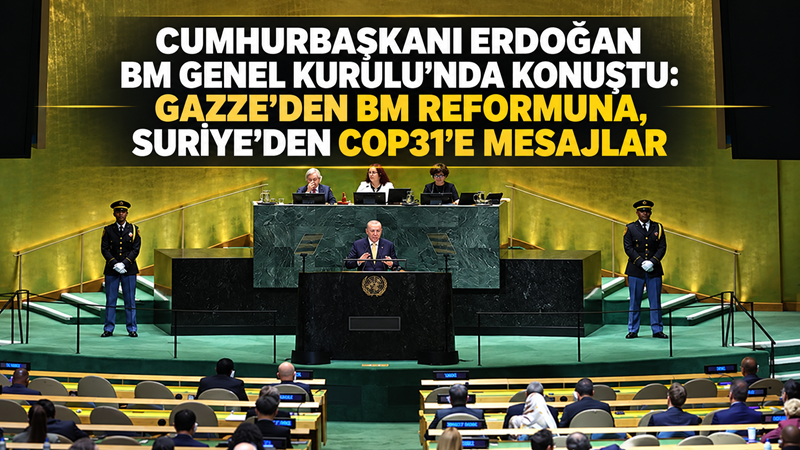 Cumhurbaşkanı Recep Tayyip Erdoğan, Birleşmiş Milletler 81. Genel Kurulu’nda yaptığı