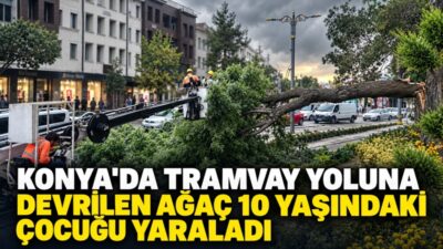 Konya’da öğleden sonra etkisini artıran şiddetli rüzgar ve fırtına hayatı
