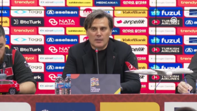 A Milli Takım Teknik Direktörü Vincenzo Montella, Fransa’ya 1-0 mağlup