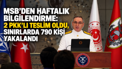 Milli Savunma Bakanlığı, son bir haftada 2 PKK’lı teröristin teslim