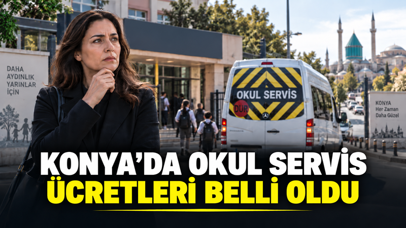 Konya’da 2026-2027 eğitim öğretim yılında uygulanacak okul servis ücretleri belli