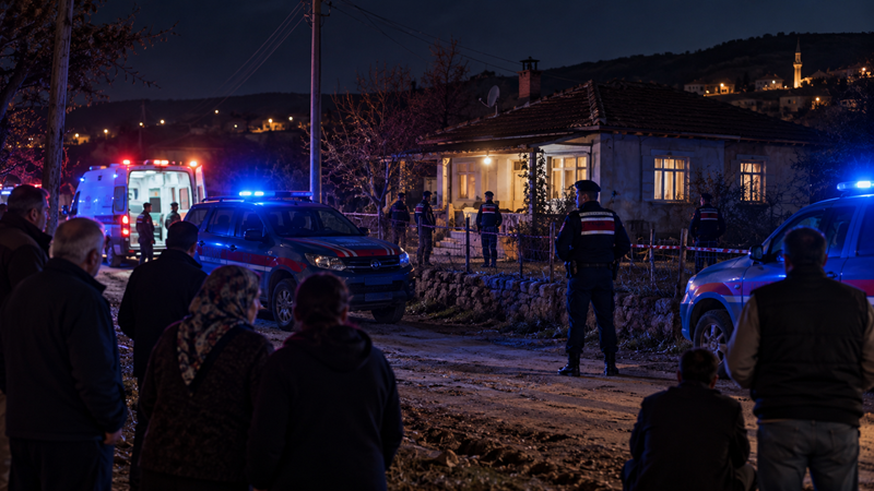 Osmaniye’nin Sumbas ilçesinde bir baba, evinde tartıştığı oğluna, gelinine ve