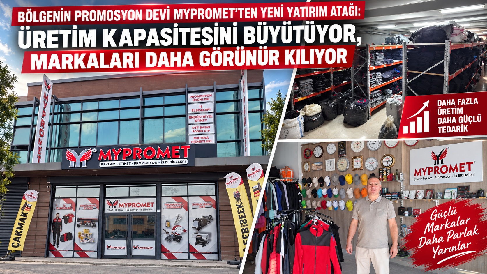 Konya’da promosyon, iş kıyafetleri, endüstriyel etiket, matbaa ve kurumsal baskı