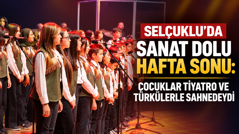 Selçuklu Belediyesi Sanat Akademisi, çocukların sanatla iç içe yetişmesine katkı