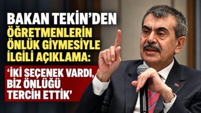 Milli Eğitim Bakanı Yusuf Tekin, yeni eğitim öğretim döneminden öğretmenlerin