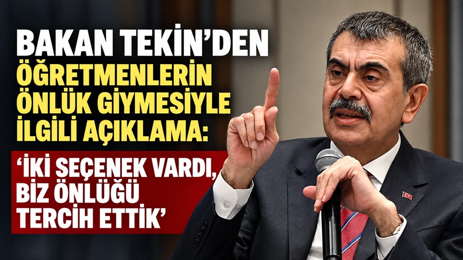 Milli Eğitim Bakanı Yusuf Tekin, yeni eğitim öğretim döneminden öğretmenlerin