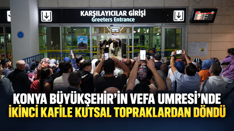 Konya Büyükşehir Belediyesi’nin daha önce umreye gitme imkânı bulamayan büyükler