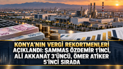 Konya’nın 2025 vergilendirme dönemine ilişkin gelir ve kurumlar vergisi listeleri