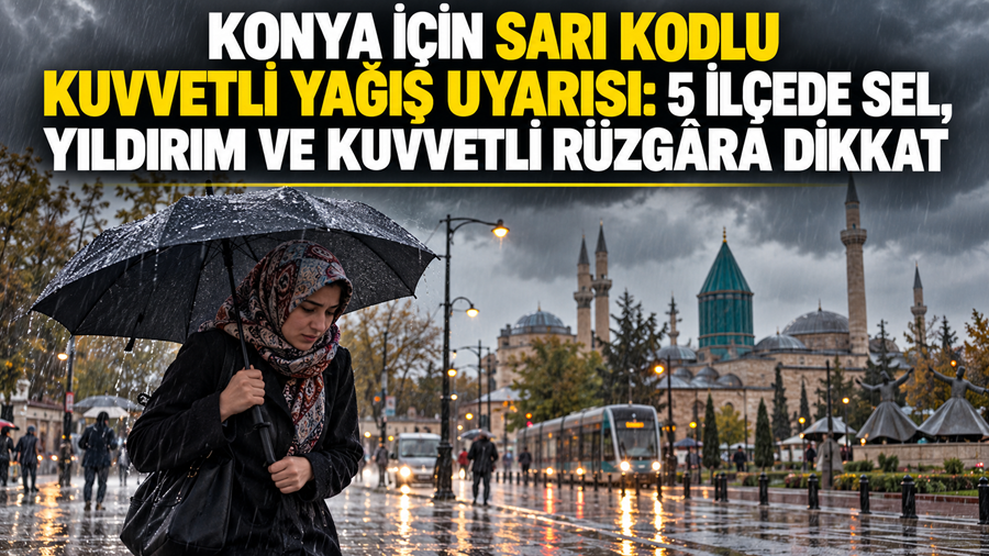Konya Valiliği, Meteoroloji Genel Müdürlüğü 8. Bölge Müdürlüğünün son değerlendirmeleri