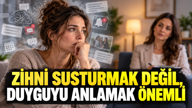 Uzmanlar, zihinsel yoğunluğun yalnızca “çok düşünmekten” kaynaklanmadığını; bastırılmış duygular, çözümlenmemiş